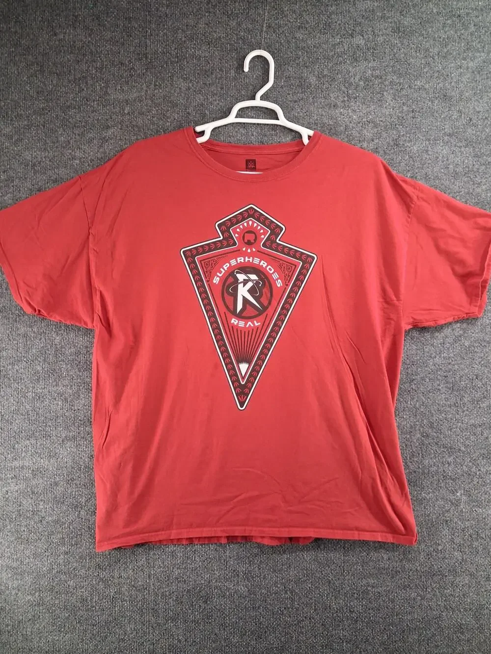 WWE Shirt Men 3XL XXL Ricochet Super Heroes Are Real Red Short Sleeve